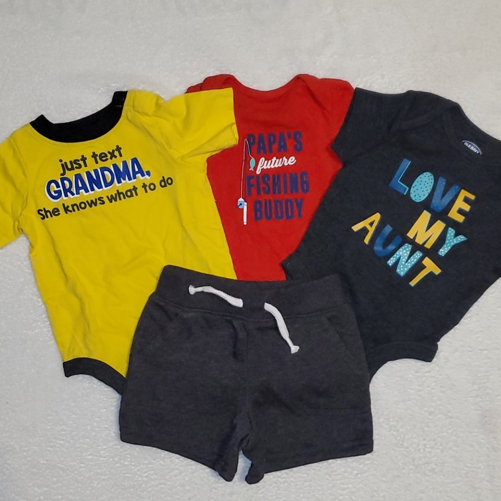 Family theme outfits 0-3m lot